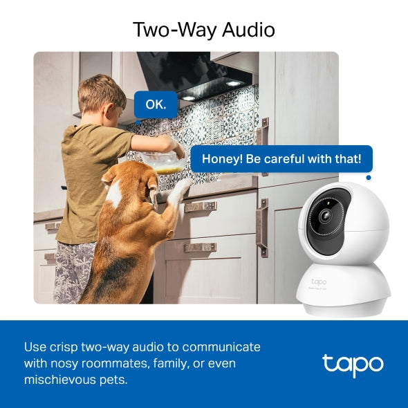 Tapo C230 Pan/Tilt AI Home Security Wi-Fi Camera
