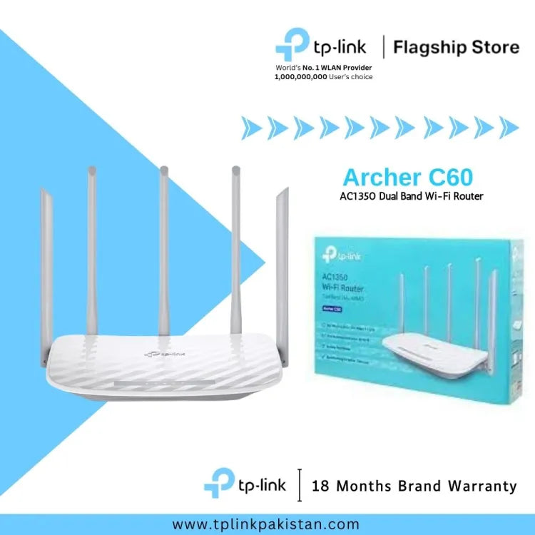 C60 AC1350 Dual Band Wi-Fi Router