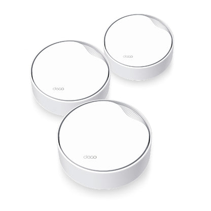 TP-Link Wi-Fi Deco X50-PoE AX3000 Whole Home Mesh WiFi 6 System with PoE(3 pack)