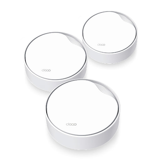 TP-Link Wi-Fi Deco X50-PoE AX3000 Whole Home Mesh WiFi 6 System with PoE(3 pack)