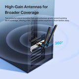 Archer TX55E AX3000 Wi-Fi 6 Bluetooth 5.2 PCIe Adapter