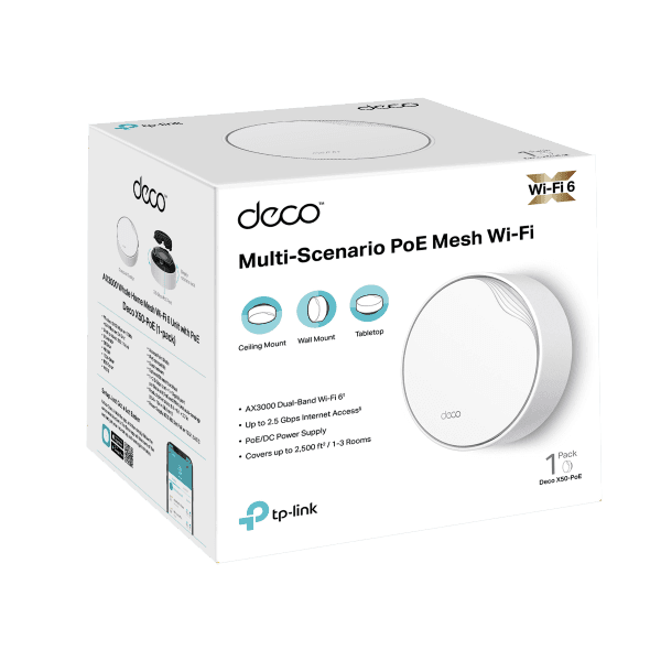 TP-Link RE505X AX1500 Wi-Fi Range Extender WiFi 6 OneMesh Dual Band
