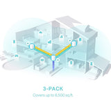 Deco X50 AX3000 Whole Home Mesh Wi-Fi 6 System