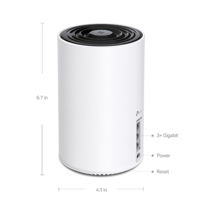 Deco XE75 AXE5400 Tri-Band Mesh Wi-Fi 6E System(3 Pack)