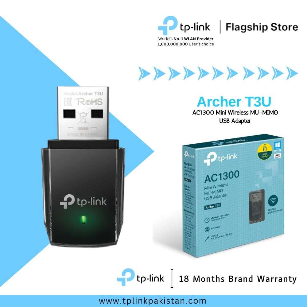 Archer T3U AC1300 Mini Wireless MU-MIMO USB WiFi Adapter