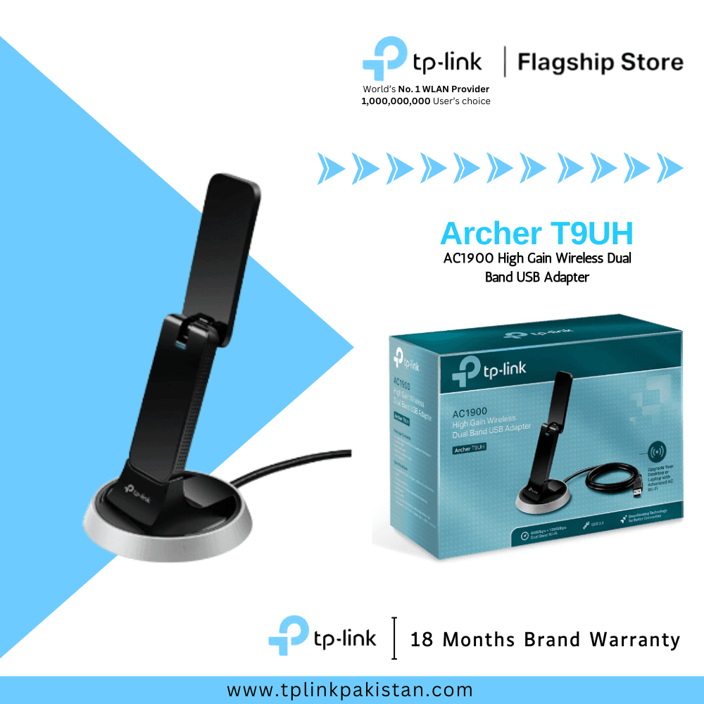 Archer T9UH AC1900 High Gain Wireless Dual Band USB WiFi Adapter