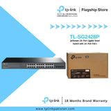 TP-Link TL-SG2428P JetStream 28-Port Gigabit Smart Switch with 24-Port PoE+
